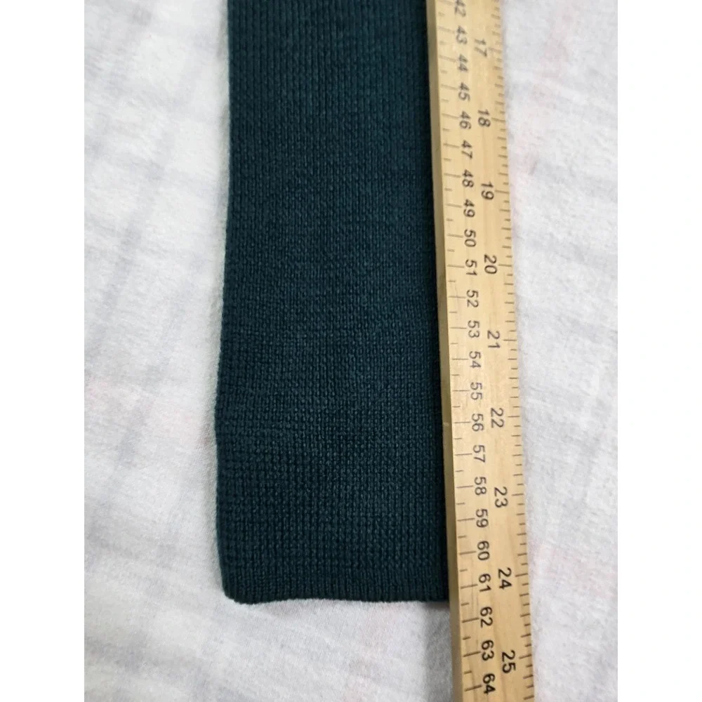 Aritzia Wilfred Womens Cyprie 100% Merino Wool Mockneck Sweater Teal Green XL